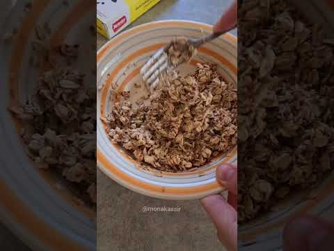 كوكيز الشوفان بدون سكر بدون طحين