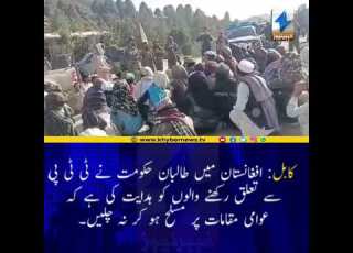 افغانستان میں پاکستانی طالبان پر اسلحہ لے کر چلنے پر پابندی