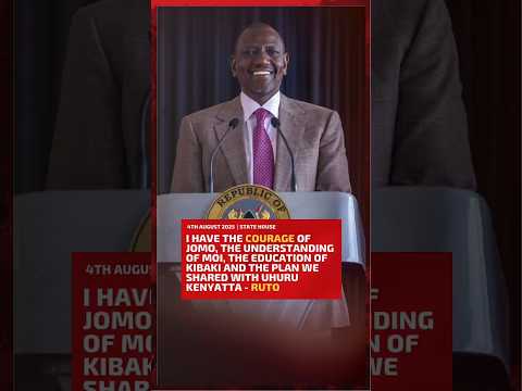 I Have The Courage Of Jomo The Understanding Of Moi And The Education Of Kibaki Ruto