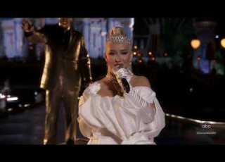  Christina Aguilera When You Wish Upon A Star Reflection At Disney World 50th Celebration HD