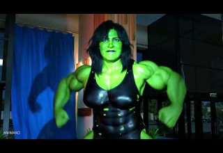 She Hulk Dinner Date Transformation Short Film Scene