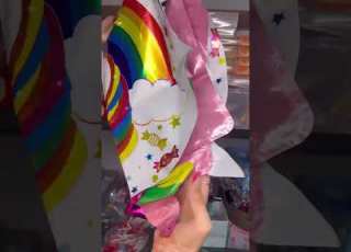  Foil Balloons Unicorn Birthdaycelebration Birthdaydecoration Decoration Themebirthday Party