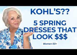 ٥ فساتين ربيعية أنيقة بأسعار معقولة من كولز فستان ربيعي نساء فوق الخمسين Kohls
