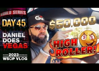  2 000 000 UP TOP In The HIGH ROLLER Daniel Negreanu 2023 WSOP Poker Vlog Day 45