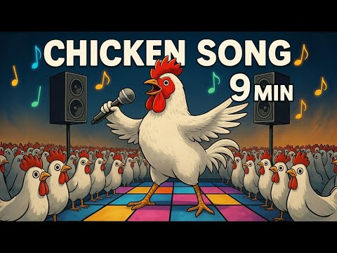 J Geco CHICKEN SONG For 9 Minutes Straight The Hens Song Chicken Dance Song Video 2025