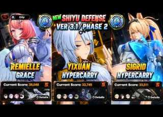  S CLEAR M0W1 Remielle M0W0 Yixuan M0W0 Sigrid New Shiyu Defense Ver 3 1 Phase 2 ZZZ