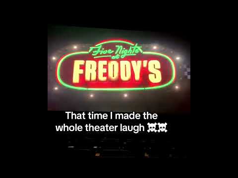 Bro Got The Whole Theater Laughing Five Nights At Freddy S Movie MEME