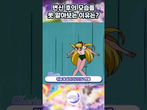 세일러문 ShortS 해설 어째서 변신 후의 모습을 못 알아보는 걸까