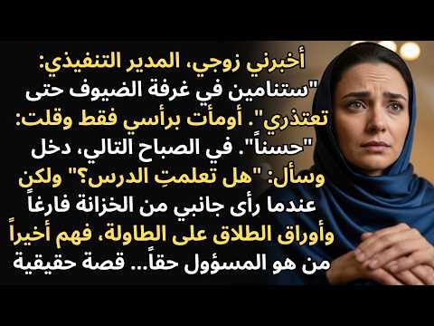 طلب مني زوجي الملياردير النوم في غرفة الضيوف فأعطيته أوراق الطلاق بدلا من ذلك