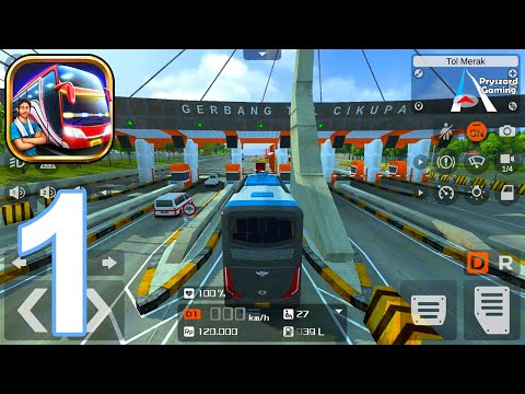 Bus Simulator Indonesia Gameplay Part 1 Extreme Speed Bus Drive In Rainy Day BUSSID New Update