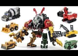 Transformers Movie 2 ROTF Supreme Construction Devastator 6 Vehicle Combine Robot Car Toys