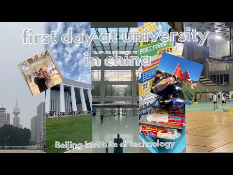First Day At University In China Orientation Student Life Beijing Institute Of Technology