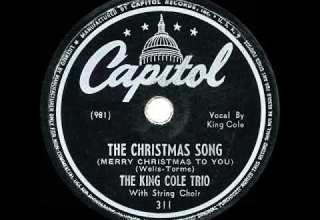 1946 HITS ARCHIVE The Christmas Song Nat King Cole His Original Hit