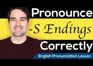 How To Pronounce Words Ending In S S Z IZ English Pronunciation Lesson