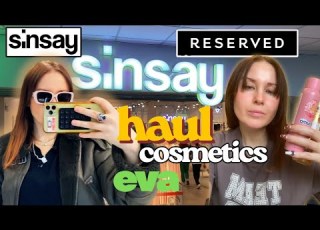  Sinsay New Arrivals SALE In Reserved Haul Cosmetics At EVA Shopping Vlog