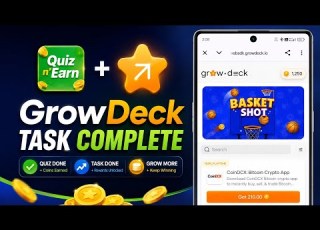  How To Complete GrowDeck Tasks In Quiz And Earn App 2026 How To Earn Coins In Quiz And Earn App