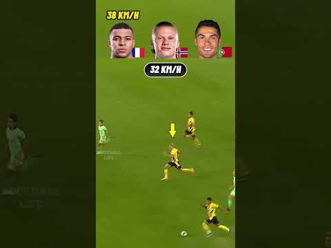 Mbappe VS Haaland VS Ronaldo Speed Test