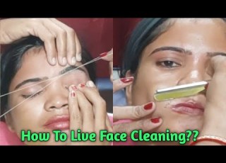 Livestream How To Do Face Cleaning By Straight Razor Plabitasarmabeautyandfamil9056