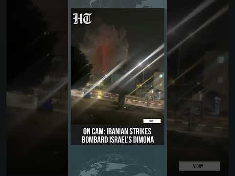 Iranian Missile Strike Caught On Cam Dimona Hit Hardest In Southern Israel Arad Tel Aviv