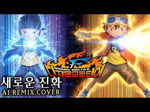 디지몬 프론티어 새로운 진화 Full Ver REMIX 남녀듀엣 AI COVER