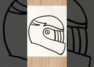 Sports Bike Helmet Art Shorts Quick Fast Drawing