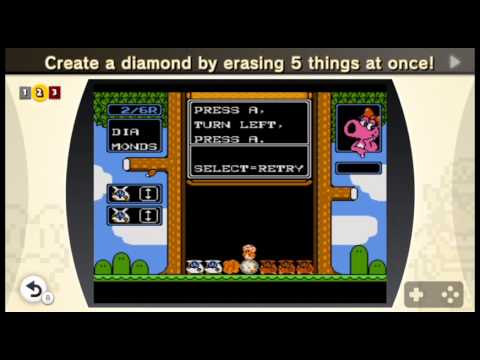 NES Remix 2 Wii U Wario Woods Challenge 7 Rainbow