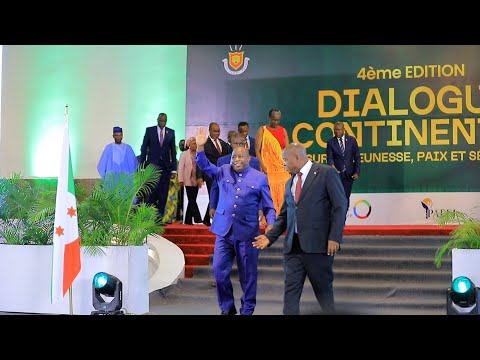 S E Evariste Ndayishimiye Arashitse Muri DIALOGUE CONTINANTAL Sur La Jeunesse Paix Et Securité 4è Ed