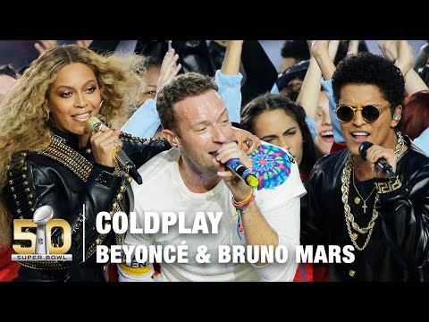 Coldplay S FULL Pepsi Super Bowl 50 Halftime Show Feat Beyoncé Bruno Mars NFL