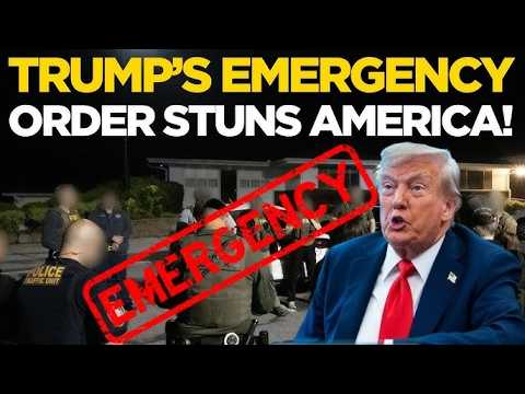 TRUMP LIVE Trump Declares National Emergency Trump Signs Urgent Order US On Edge World News
