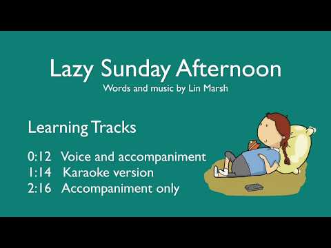 Lazy Sunday Afternoon By Lin Marsh ABRSM Prep Test Learning Tracks