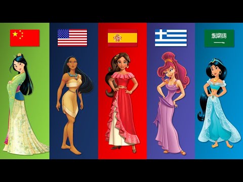 أميرات ديزني من بلدان مختلفة