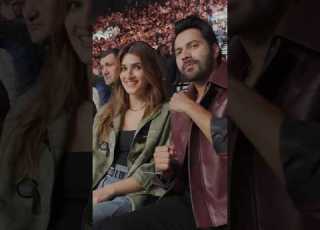 Varun Dhawan For UFC 321 With Kriti Sanon At The Etihad Arena With Style Energy And Pure Charm