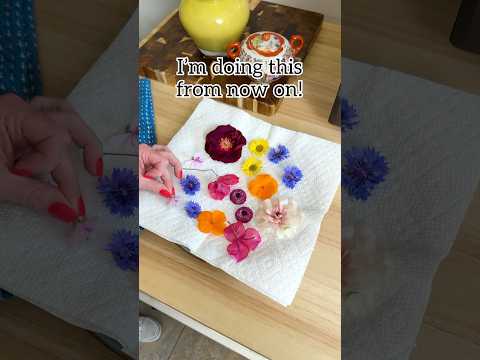How To Press Flowers In The Microwave Flowerpressing Flowers Craft Microwave Floraldesign