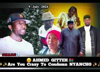 GAMBIA My Message To AHMED GITTEH Fo Itemang Kendeyalleh Fo