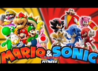 MARIO TEAM VS SONIC TEAM FITNESS RACE Brain Break