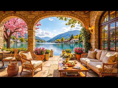 Warm Morning Jazz At Spring Coffee Shop Ambience Smooth Jazz Instrumental Music For Relaxing
