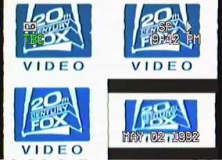  20th Century Fox Video 1982 Australian Warning Screen Logo But It S Rarevision VHS