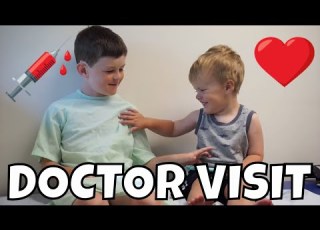 AIDAN S 8 YEAR CHECK UP GETTING SHOTS STOWED STUFF