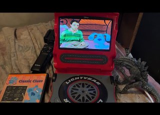  LIGHTNING MCQUEEN PORTABLE DVD PLAYER PLAYING LOGOS DVD MENU OPENING WATCHES THE THX LOGO 2025