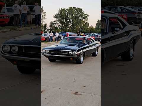 1970 Dodge Challenger R T Classic Car Drive By Engine Sound Sanders Car Show 2024