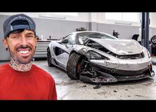  I BOUGHT A WRECKED MCLAREN REBUILT IT IN 9 DAYS