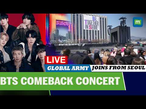 BTS LIVE 2026 Comeback Concert Global ARMY Joins From Seoul BTS LIVE Rehearsal In Seoul