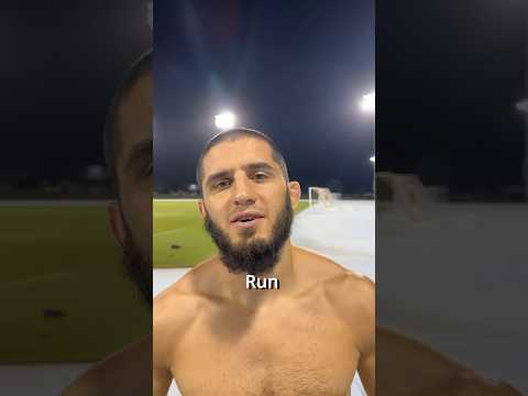 When Gazelle Wake Up Run Islam Makhachev Trains In Dubai Ahead Of UFC294