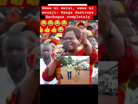 Wewe Ni Mwizi Wewe Ni Muuaji Wanga Destroys Gachagua Completely