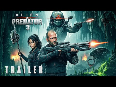 Alien Vs Predator 3 2026 Teaser Trailer Jason Statham Jenna Ortega