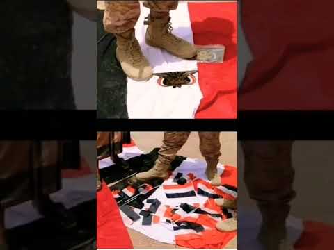 دعس العلم اليمني في شبوة