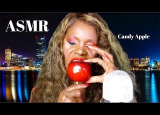 Candy Apple ASMR Eating Sounds Lips Smacking Worthy