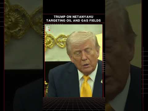 FirstpostNews Trump Says He Advised Netanyahu Against Striking Oil Gas Sites N18G