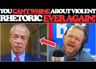  James O Brien DESTROYS Nigel Farage With 10 UNANSWERABLE Examples Of Violent Language HYPOCRISY