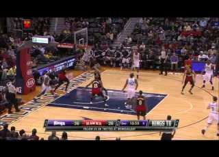  Hawks Vs Kings Anthony Tolliver Highlights 2 22 2013